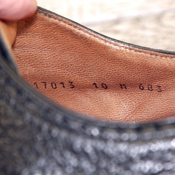 $895 GRAVATI Neiman Marcus 10 M Genuine PECCARY Black 17013 * add $15 new Trees - Picture 8 of 16